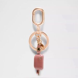 Lululemon Everywhere Belt Bag Charm Keychain- Spiced Chai/Rose Gold